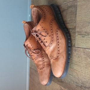 Cole Haan Men's ZEROGRAND Wingtip Oxford Brown C29411 size 10.5